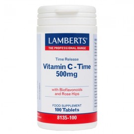 Lamberts Vitamin C-Time Release 500mg 100 tabs