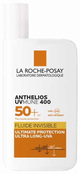 La Roche Posay Anthelios Uvmune 400 Spf 50+ Fluide Invisible with perfume 50ml