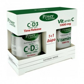 Power Health Promo Platinum Vitamin C+D3 1000mg 30 ταμπλέτες & Vitamin C 1000mg 20 ταμπλέτες