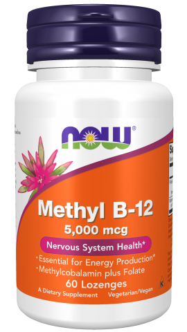 Now Methyl B-12 5000 mcg 60 lozenges