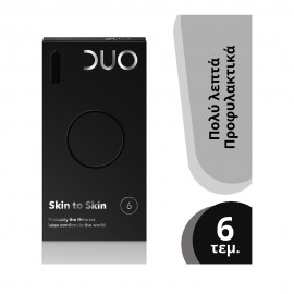 DUO Skin to Skin Προφυλακτικά Λεπτά 6 τεμάχια