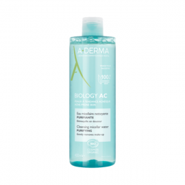 A-Derma Biology AC Νερό Καθαρισμού & Ντεμακιγιάζ με Μικύλλια 400ml