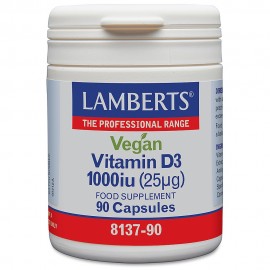 Lamberts Vegan Vitamin D3 1000iu (25mg) 90 capsules