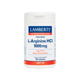 Lamberts L-Arginine HCl 1000mg 90 Tablets