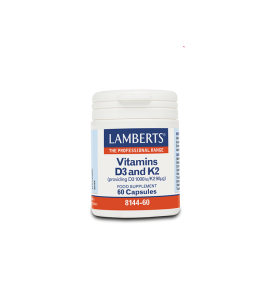 Lamberts D3 1000iu & K2 90 µg 60 κάψουλες