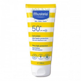 Mustela Very High Protection Sun Lotion SPF50+ Αντιηλιακό Προσώπου-Σώματος για Όλη την Οικογένεια 100ml