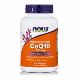 Now Co-Q10 600mg 60 softgels