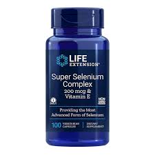 Life Extension Super Selenium Complex 200mcg & Vitamin E 100caps