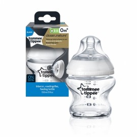 Tommee Tippee Closer to Nature Anti-Colic Baby Bottle in Glass 0+ Months150ml