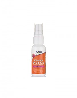 Now Vitamin D-3 & K-2 Liposomal Spray 59ml