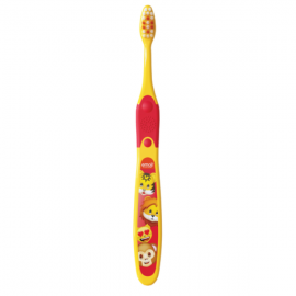 Elgydium Kids Toothbrush Emoji 2-6 years Yellow-Red 1pc