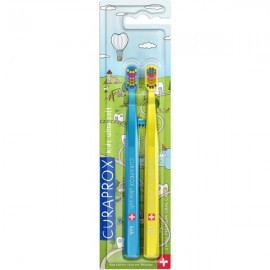 Curaprox CS 5500 Ultra Soft Kids Toothbrush Duo Special Edition 2 Toothbrushes