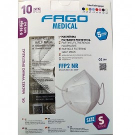 Fago Medical Famex Μάσκες Παιδικές Small 8-16 ετών Κορίτσι Multicolor (10 τμχ)