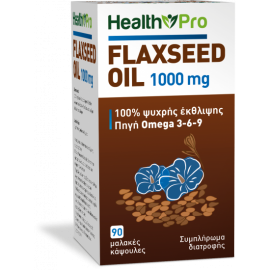 Health Pro Flaxseed Oil 1000mg 90softgels