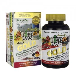 NaturesPlus Animal Parade GOLD Assorted Flavor 60 μασώμενες ταμπλέτες