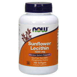 Now Sunflower Lecithin 1200 mg 100Softgels