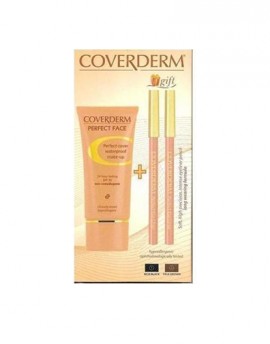 Coverderm Perfect Face make-up No7 +2 EYE LINER PENCILS FREE