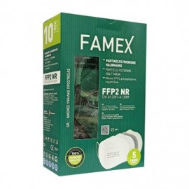 Famex Mask Μάσκες Υψηλής Προστασίας Κυπαρισσί FFP2 NR 10τμχ
