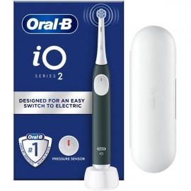 Oral-B iO2 Green Travel Case Electric Toothbrush 1pc