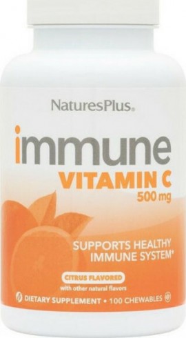 Natures Plus Immune Vitamin C 500mg 100 Chewables
