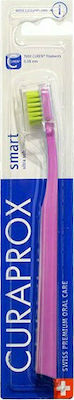 Curaprox CS 7600 Smart Ultra Soft Οδοντόβουρτσα Πολύ Μαλακή 1 τεμάχιο Ροζ-Λαχανί