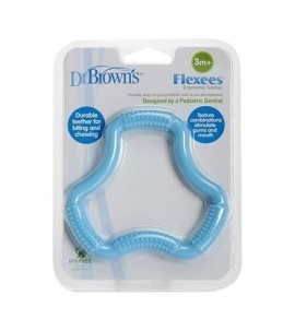 Dr. Browns Flexees Textured Teether Blue 1pc