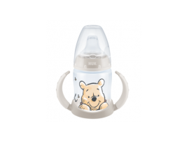 Nuk First Choice Ποτήρι με Λαβές 6-18m με Ρύγχος Σιλικόνης Disney Beige (10.743.828) 150ml