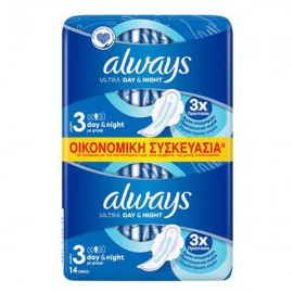 Always Ultra Day & Night No3   Duo Pack 14pads