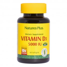 NaturesPlus Vitamin D3 5000 IU 60 softgels