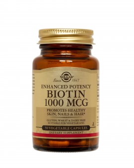 Solgar Biotin 1000mcg 50 φυτοκάψουλες