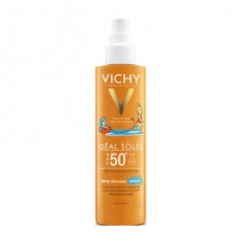 Vichy Ideal Soleil Παιδικό Απαλό Αντιηλιακό Spray Χωρίς Άρωμα SPF50+, 200ml