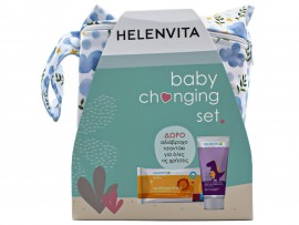 Helenvita Baby Nappy Rash Cream Flowers 150ml & Baby Wipes 64 pcs