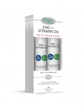 Power Of Nature Promo Zinc + Vitamin D3 2.000iu 2x 20eff.tabs