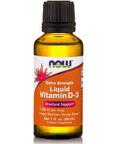 Now Vitamin D3 1000IU/drop liquid 30 ml