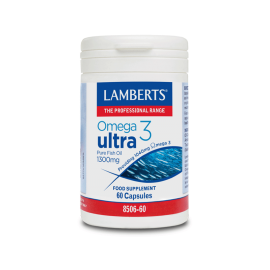 Lamberts Omega 3 Ultra Pure Fish Oil 1300mg 60caps