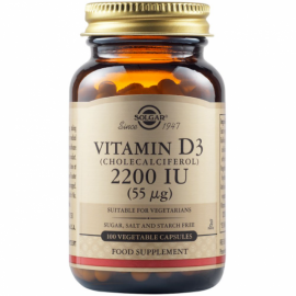 Solgar D-3 2200 IU 100 capsules