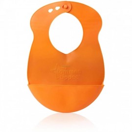 Tommee Tippee Roll n Go Bib Σαλιάρα Πορτοκαλί 1 τεμάχιο