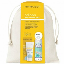 Pharmasept Heliodor Promo Baby Sun Cream Spf50 50ml & Δώρο Baby Care Mild Bath 250ml