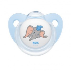 Nuk Disney Classics Dumbo Γαλάζιο Πιπίλα Σιλικόνης 0-6 μηνών, 1τεμ