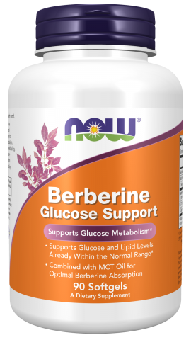Now Berberine Glucose Support 90softgels
