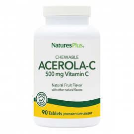 NaturesPlus Acerola C Complex 500mg 90 chewable tabs