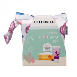 Helenvita Baby Nappy Rash Cream Pink Balloons 150ml & Baby Μωρομάντηλα 64 τμχ