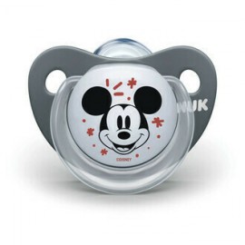 Nuk Disney Classics Πιπίλα Σιλικόνης 0-6 μηνών, 1τεμ  (10.730.325) Grey Mickey