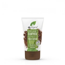 Dr. Organic Coffee Espresso Face Scrub with Fresh Mint 125ml