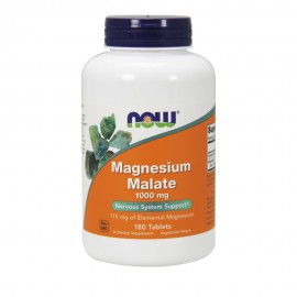 Now Magnesium Malate 1000 mg 180 Tablets