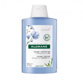 Klorane Volume - Fine Hair Shampoo with Organic Flax 200ml