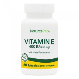 NaturesPlus Vitamin E 400 IU Mixed Tocopherol 60 Softgels