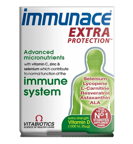 Vitabiotics Immunace Extra Protection 30 ταμπλέτες