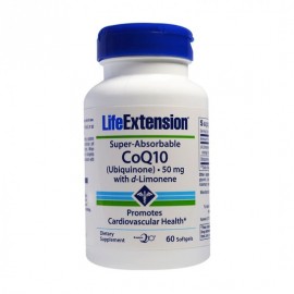 Life Extension Super-Absorbable CoQ10 50mg 60 softgels