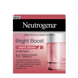 Neutrogena Bright Boost Κρέμα Προσώπου Νυκτός Αντιγήρανσης & Λάμψης 50ml